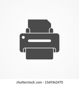 Printer vector icon sign symbol