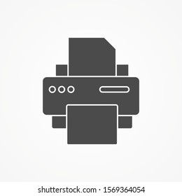 Printer vector icon sign symbol