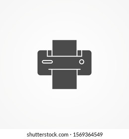 Printer vector icon sign symbol