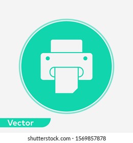 Printer vector icon sign symbol