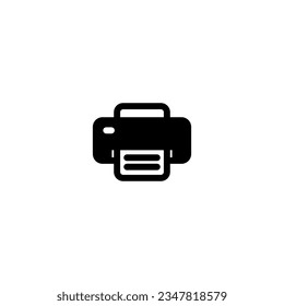 Printer vector icons set. Illustration isolated for graphic and web design.