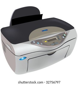 A printer vector illustration.