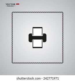 printer , vector illustration, EPS 10
