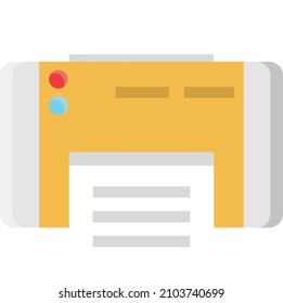 printer Vector illustration on a transparent background.Premium quality symmbols.Vector line flat icon for concept and graphic design.
