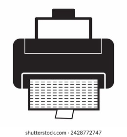 Printer vetor icon illustration eps