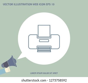 Printer web icon