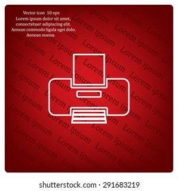Printer web icon