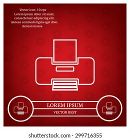 Printer web icon