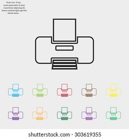 Printer web icon