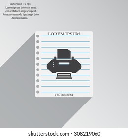Printer web icon