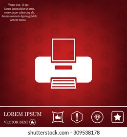 Printer web icon