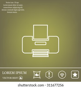 Printer web icon