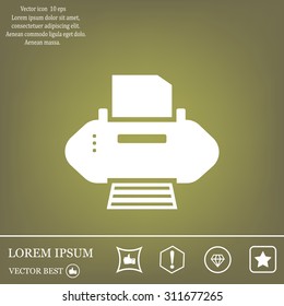 Printer web icon