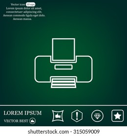 Printer web icon