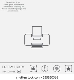 Printer web icon