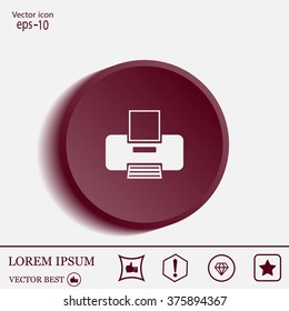 Printer web icon