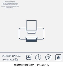 Printer web icon