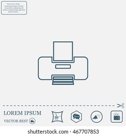 Printer web icon