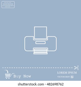 Printer web icon