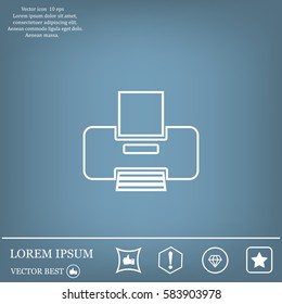 Printer web icon