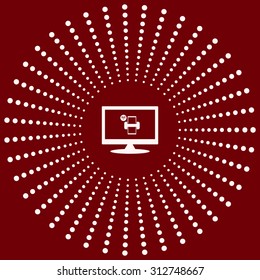 Printer with wi-fi connection. icon. vector design
