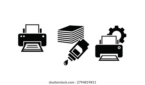Printers and office printing supplies