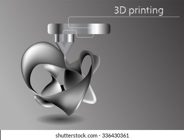 printing 3D. 