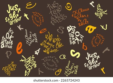 printing clothing fabrics typografy vector, dry brush ink artistic modern calligraphy slogan, typography street art graffiti slogan print with spray vector