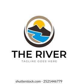 Diseño de logotipo de empresa de impresión con ilustración de gráficos de impresora con color cian, magenta, amarillo y negro.