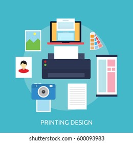 Printing Design Icon