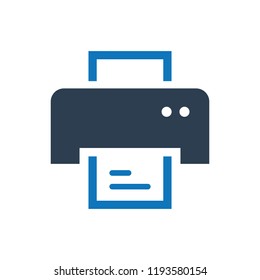 Printing document icon