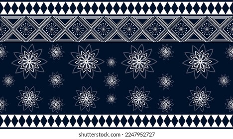 printing, fabric pattern, fabric design Mixing flowers and squares abstract background