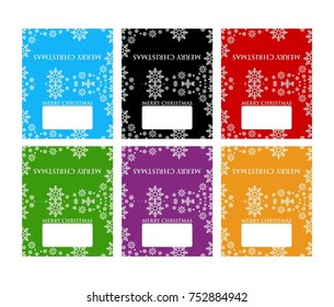 printing greeting card for christmast celebration this is front and back side