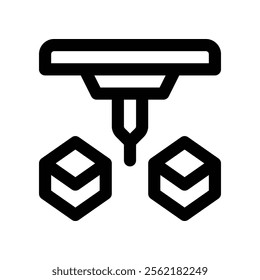 printing icon. vector line icon for your website, mobile, presentation, and logo design.