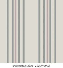 Printing lines stripe textile, refresh fabric texture seamless. Geometry pattern background vector vertical in white and pastel colors palette.
