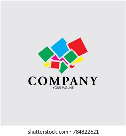 Printing logo concept