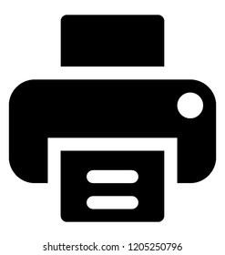 
Printing machine facsimile icon
