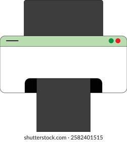 Printing Machine Icon. EPS 10