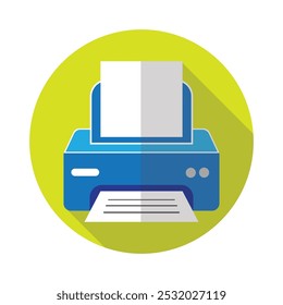 printing machine icon vector illustration template design