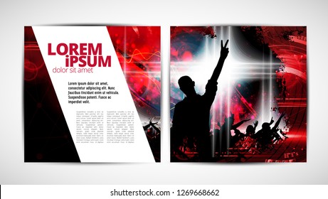 Printing magazine, brochure layout easy to editable
