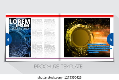 Printing magazine, brochure layout easy to editable