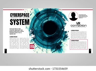 Printing magazine, brochure layout easy to editable