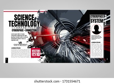 Printing magazine, brochure layout easy to editable