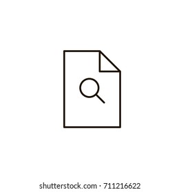 Printing paper flat icon. Single high quality symbol of line paper vector for web design or mobile app. Color signs of document for design logo. Single pictogram of newspaper on white background