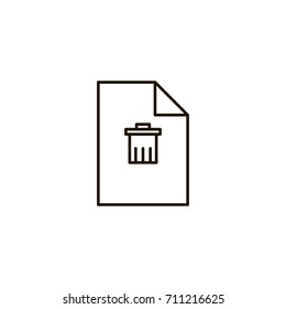 Printing paper flat icon. Single high quality symbol of line paper vector for web design or mobile app. Color signs of document for design logo. Single pictogram of newspaper on white background