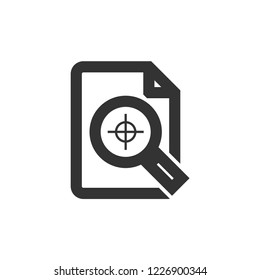 Printing quality control icon in thick outline style. Black and white monochrome vector illustration.