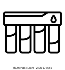 Ícone Imprimindo toners. Contorno Impressão toners ícone de vetor para web design isolado no fundo branco