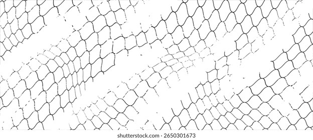PrintMesh texture for fishing nets. Seamless pattern for sportswear or soccer goal, volleyball net, basketball hoop