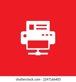 Printout file icons, graphic resource templates, vector illustrations.