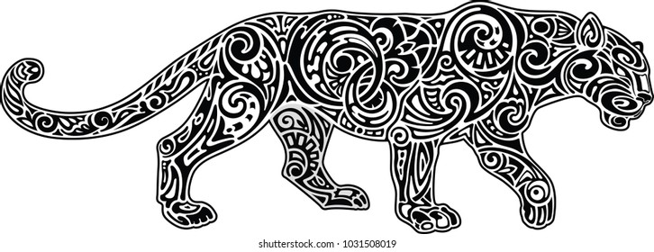 PrintPanther, white-black image